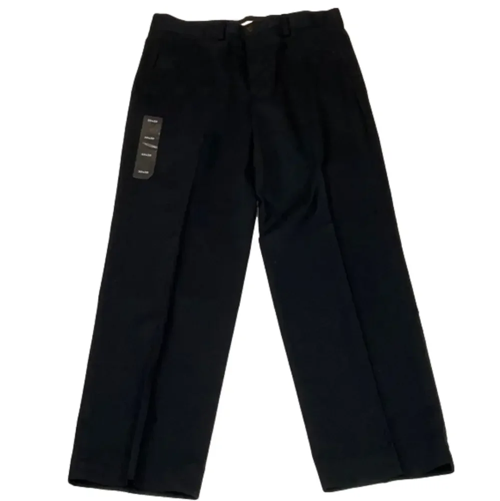 Nwt Eddie Bauer Relaxed Fit Black Chino Pants Size 32/32